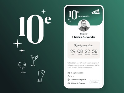 Projet 10e anniversaire de Tollé