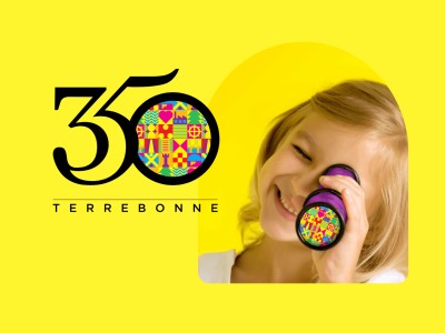 Microsite pour célébrer le 350e anniversaire de la Ville de Terrebonne.