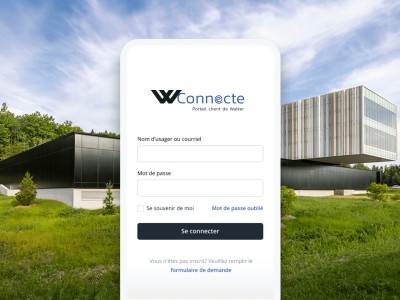Projet de portail client pour la gestion des inventaires et des commandes de Verreries Walker.