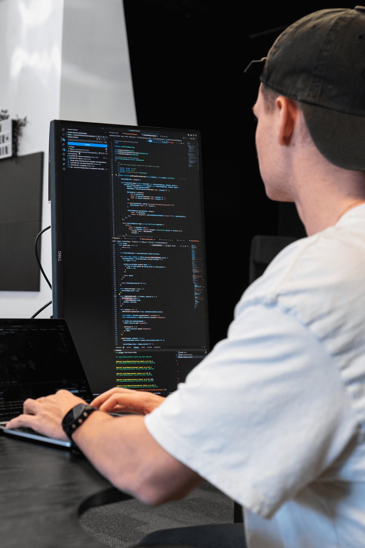 Médéric Rochon, développeur, travaille fort pour simplifier la vie de ses clients